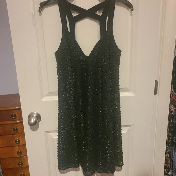 Rebecca Minkoff Sparkly Black Dress - Picture 7 of 7